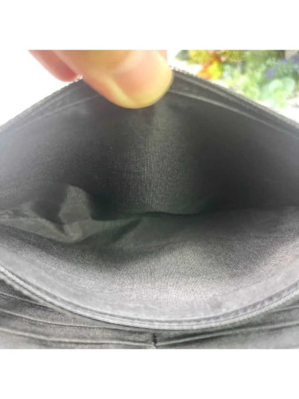 Chanel Half Moon Chain Shoulder Bag Black